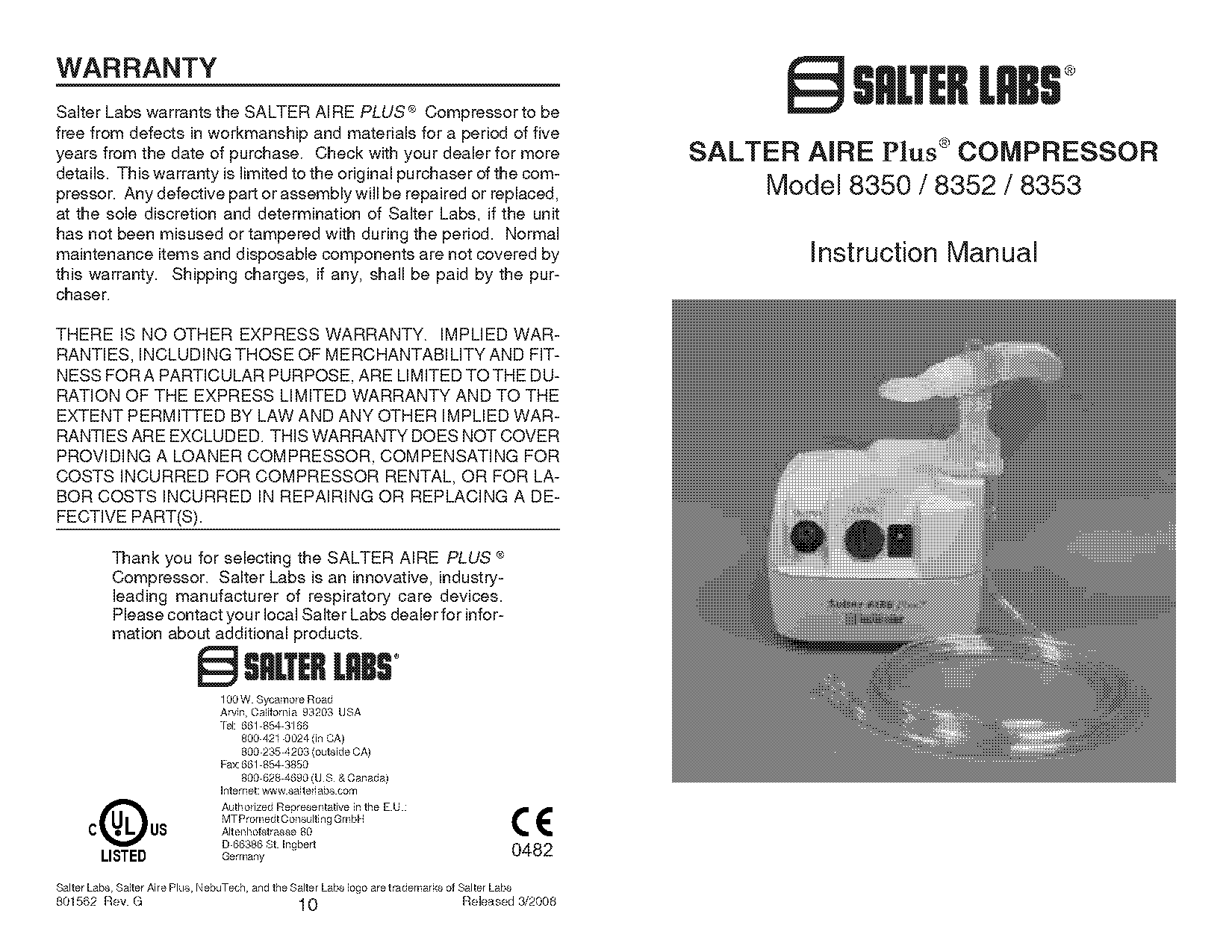 salter labs nebulizer cleaning instructions