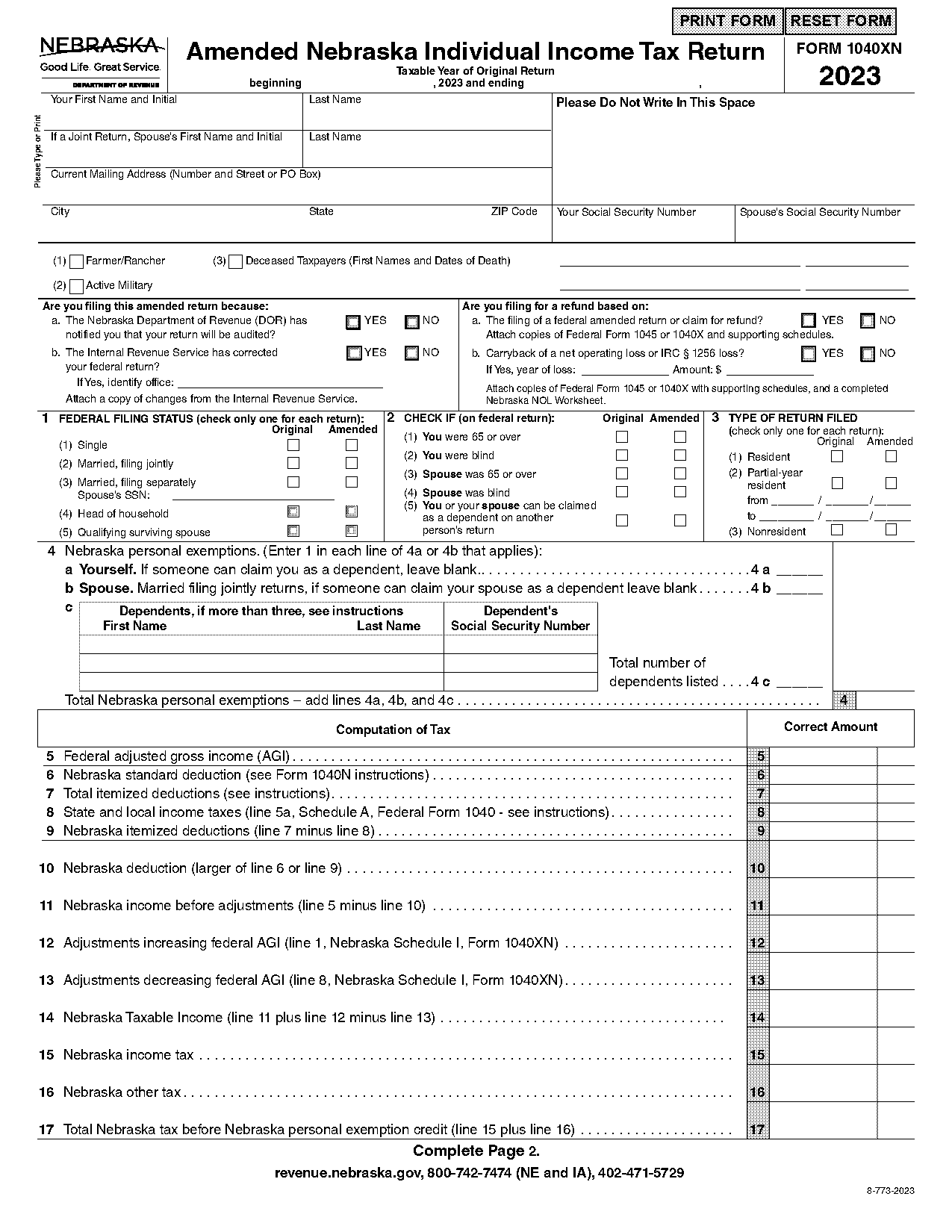 filing a federal amended tax return