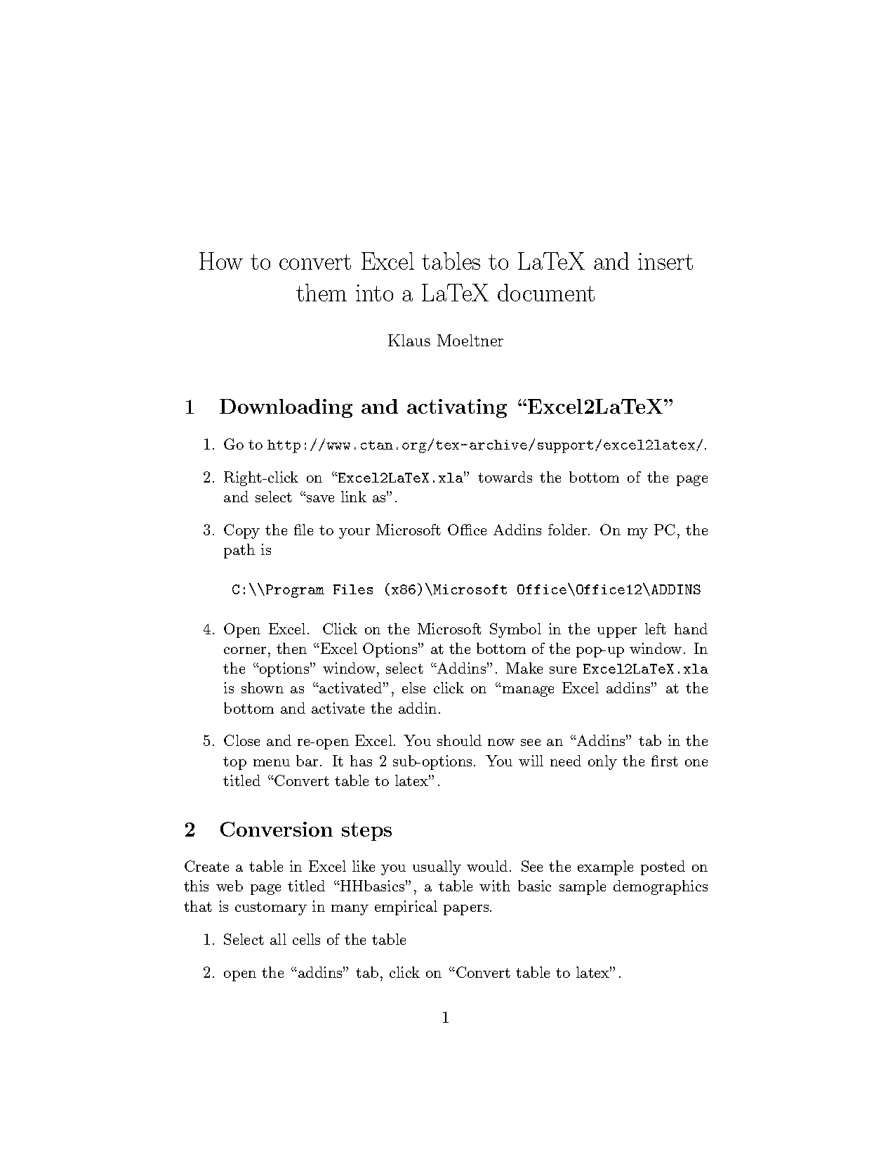 convert latex table to word table