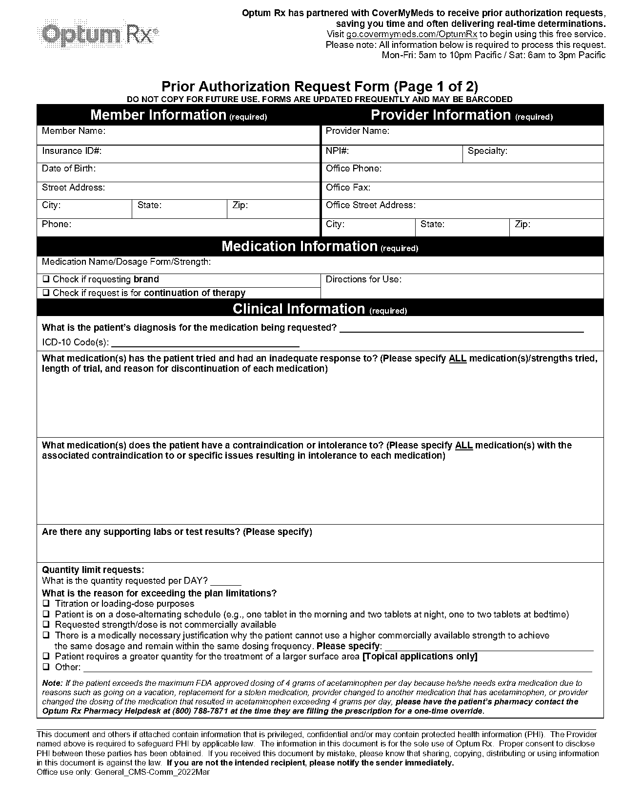 aetna medicare part d coverage determination request form