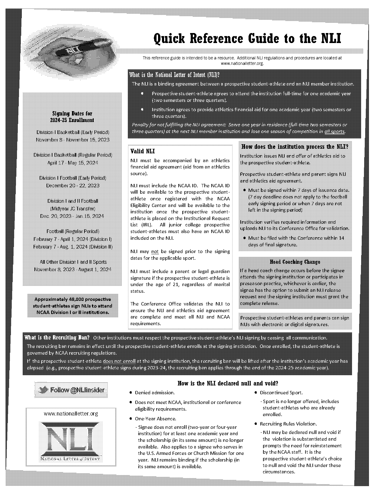 ncaa quick reference guide