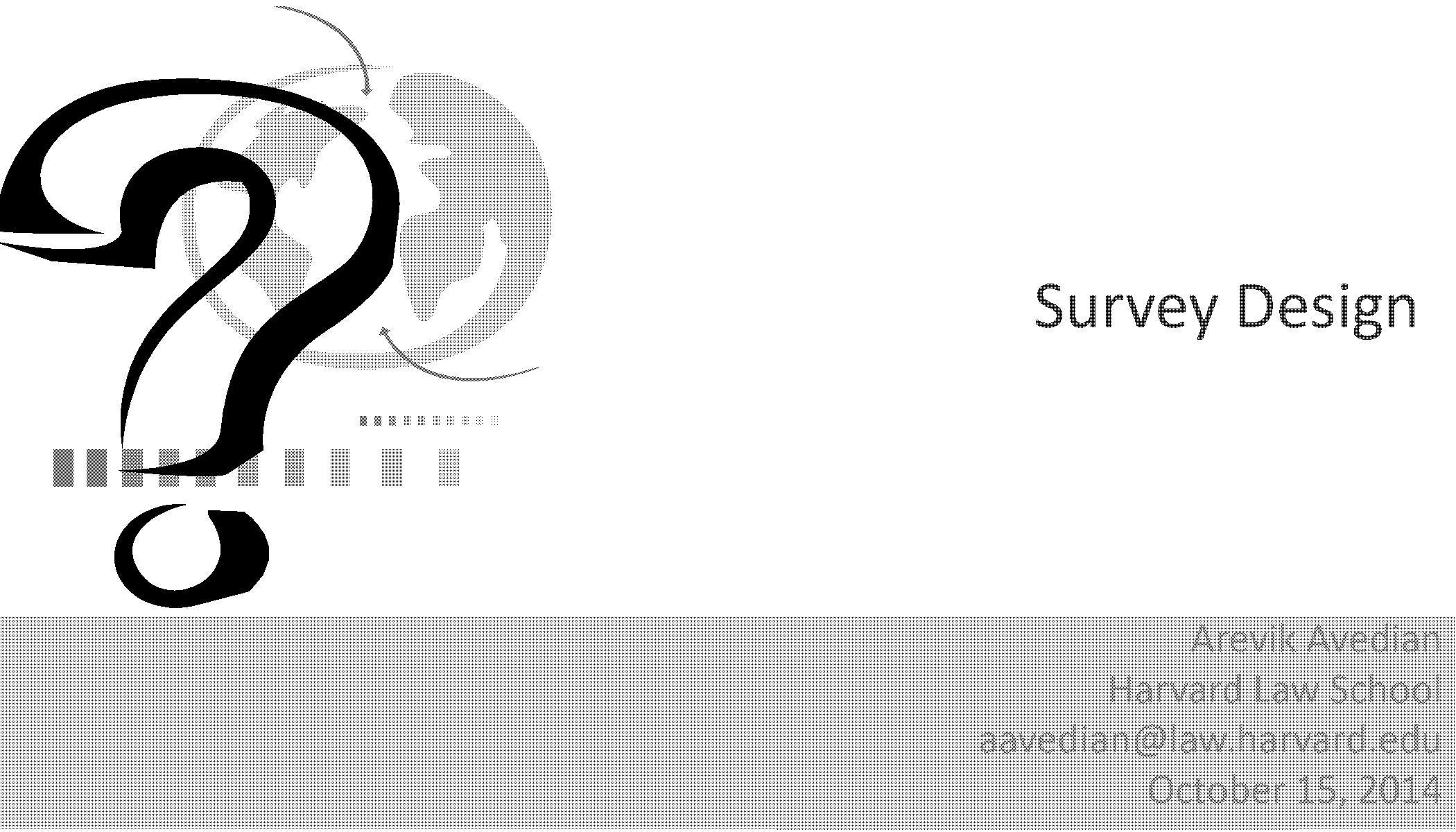 descriptive survey design example